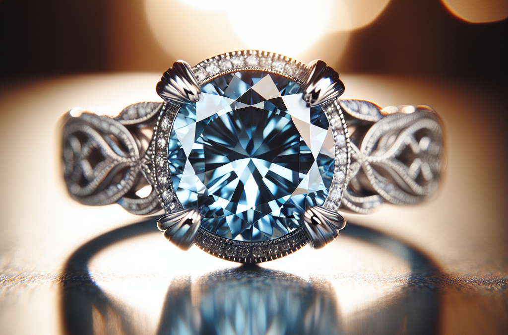 Are blue diamonds suitable for engagement rings?