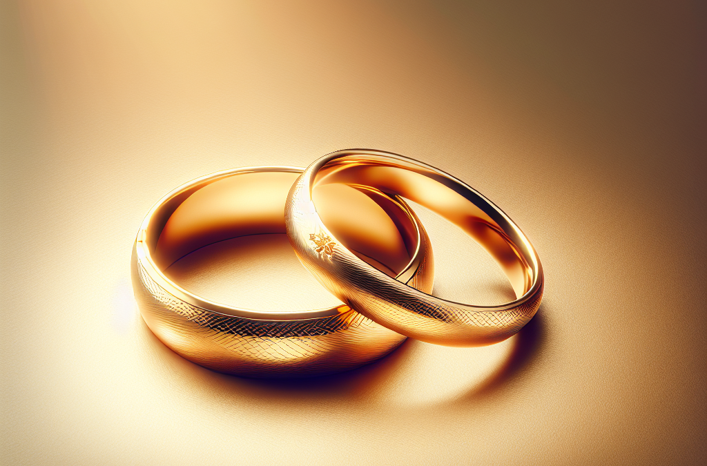 Are gold wedding rings bands still in style?