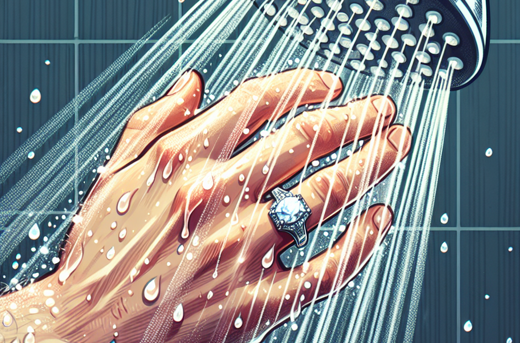 Can You Shower With Your Engagement Ring On Safely?