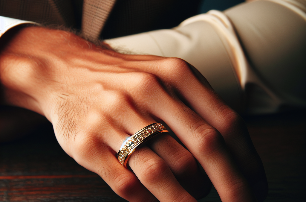 Can men wear gemstone wedding bands too?