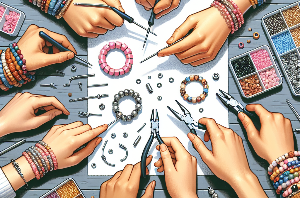 How do permanent bracelet kits help create unique jewelry designs?