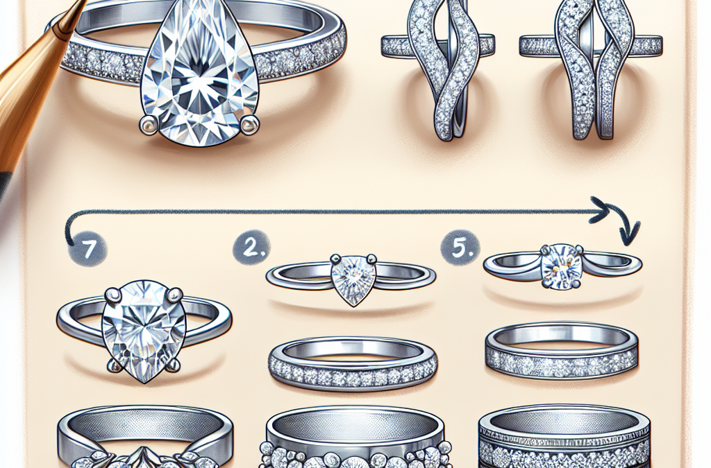 How to match a wedding band with a pear-shaped engagement ring?