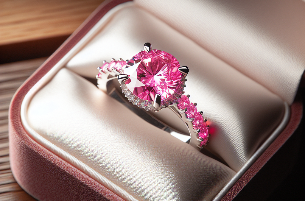 Is a pink diamond engagement ring a good alternative to traditional styles?