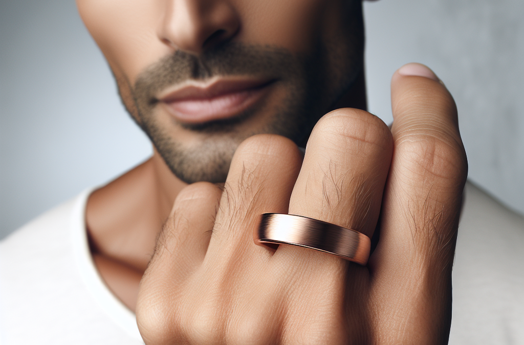 Is a rose gold wedding band a good choice for men?