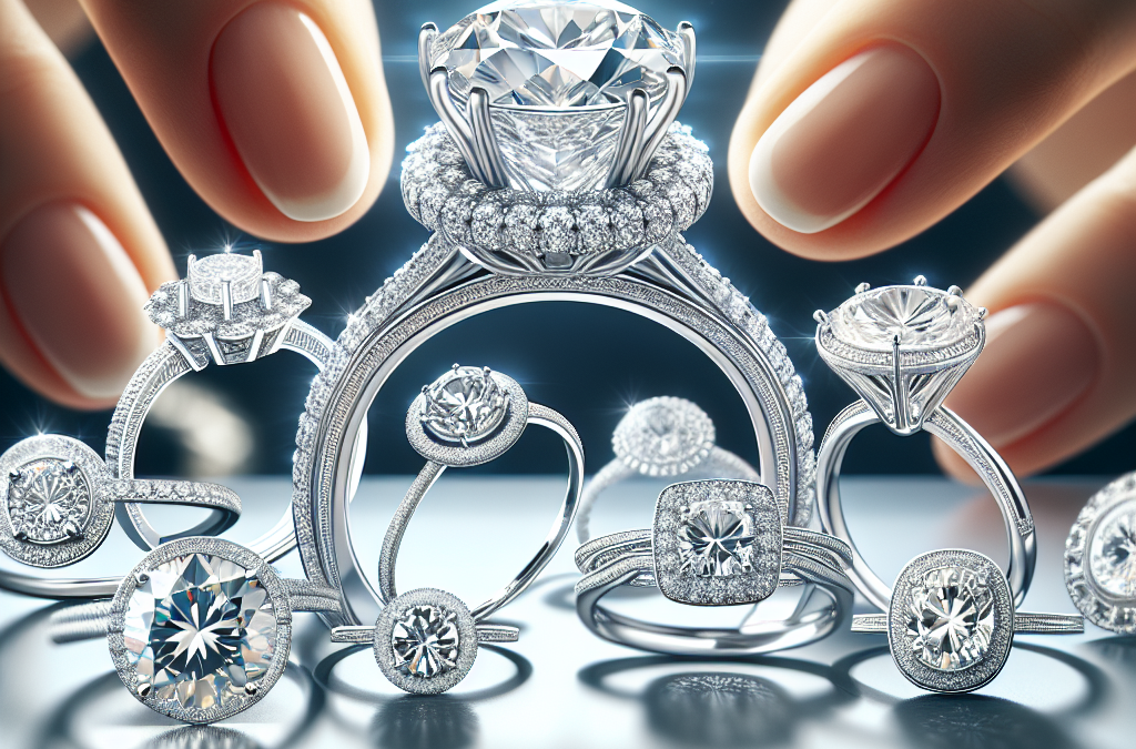 What are examples of the best lab grown diamond engagement ring designs?