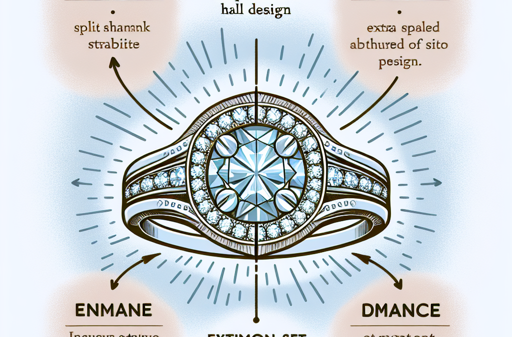 What are the benefits of a split shank halo design?