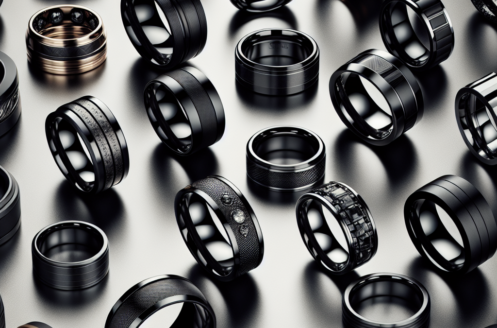 What are the best black wedding bands for men?