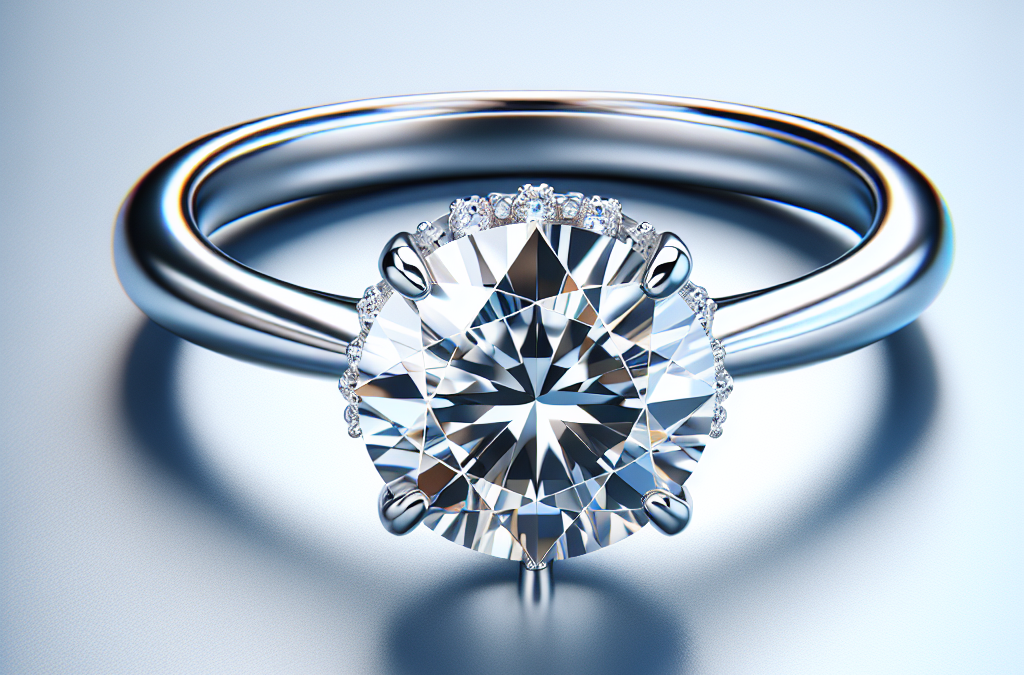 What design features are seen in 2 carat diamond engagement rings?