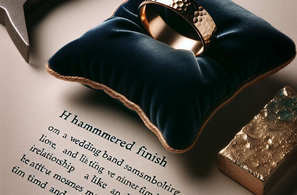 What does a hammered finish on a wedding band mean?