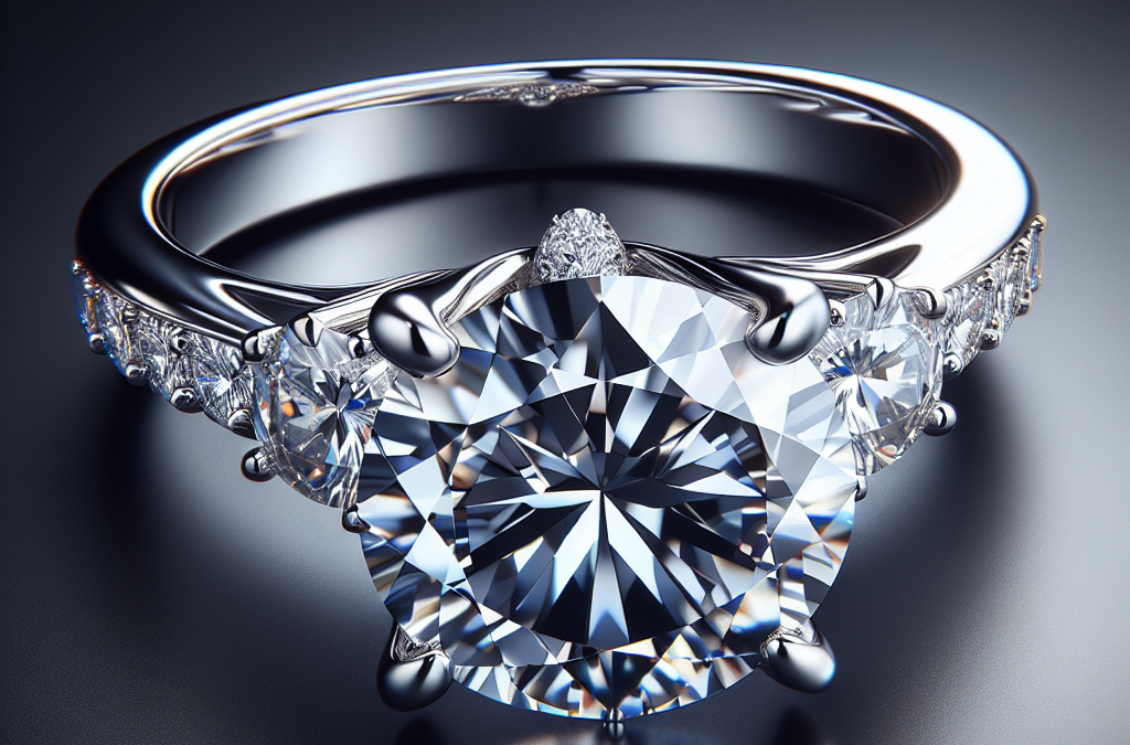 What is a 2 carat diamond engagement ring?