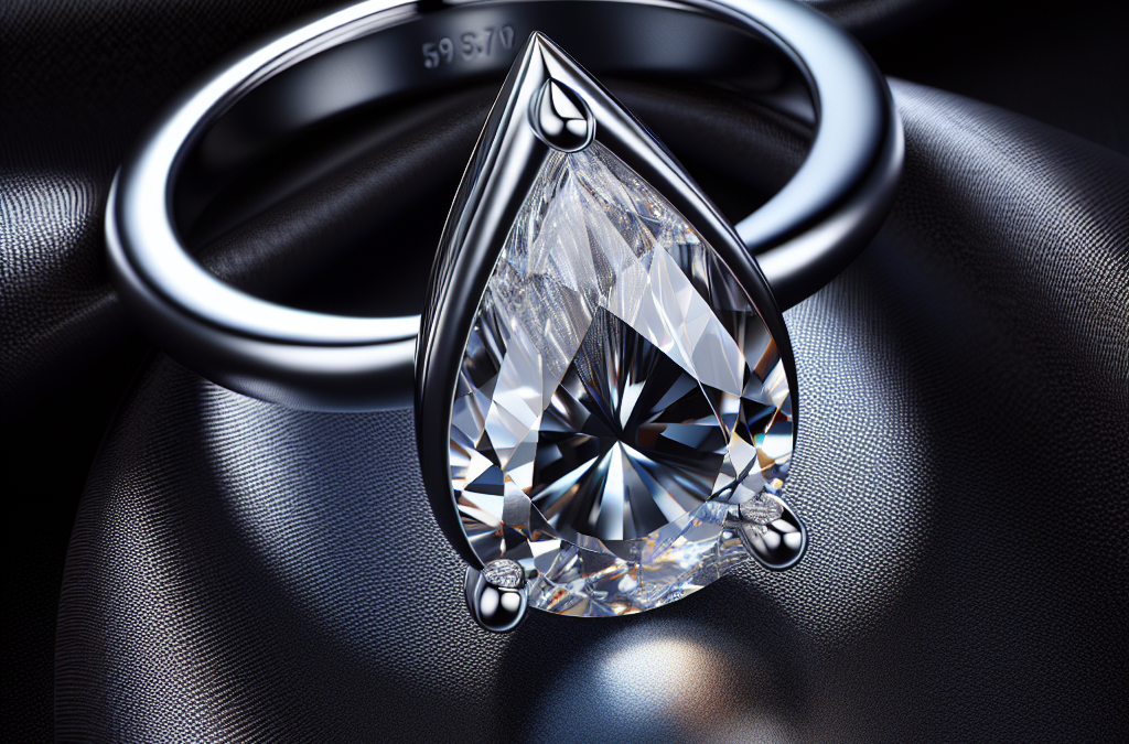 What is the appeal of a teardrop-shaped ring?