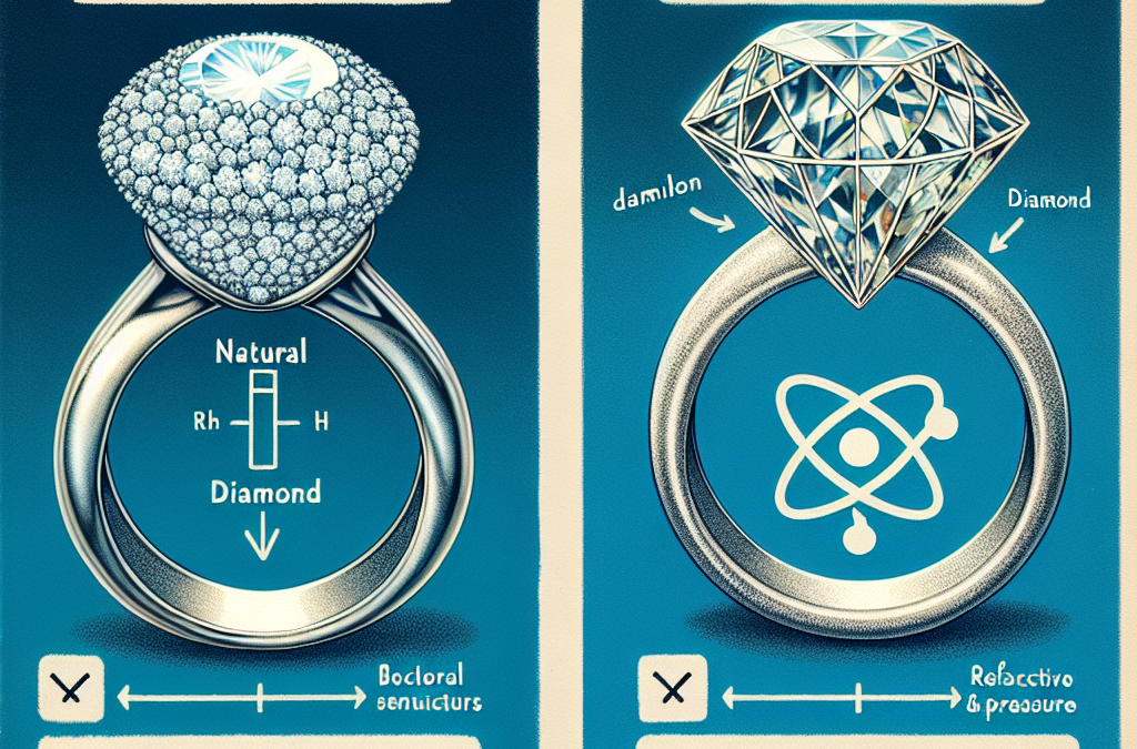 What is the difference between natural and lab-grown diamond rings?