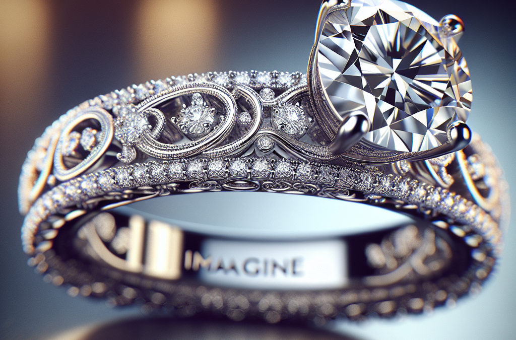 What makes a 1 carat diamond engagement ring design stand out?