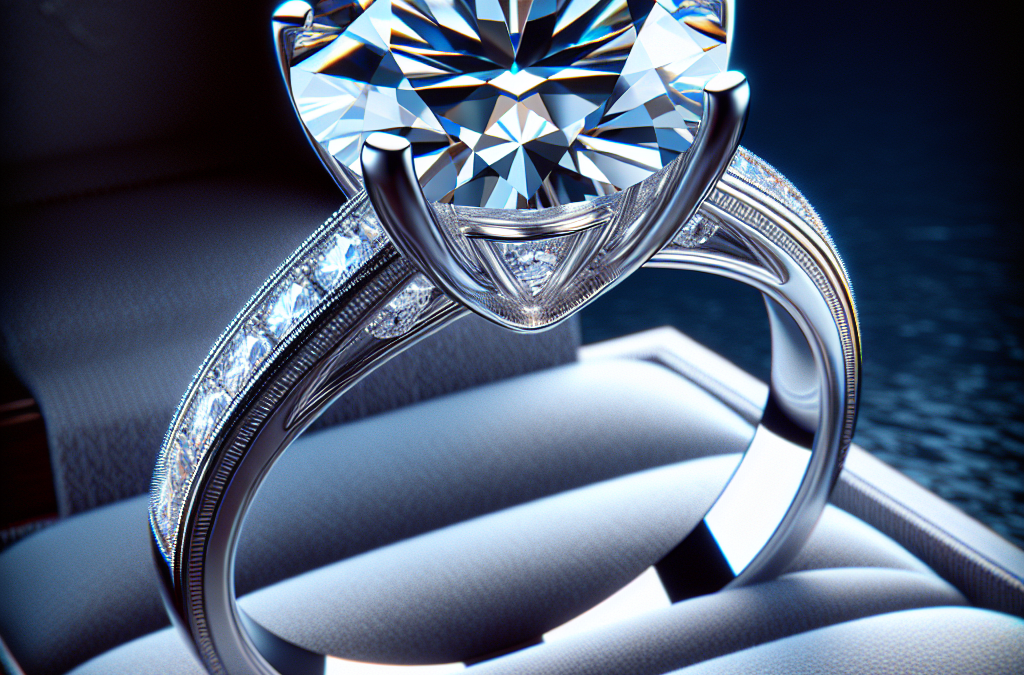 What makes a 1ct diamond engagement ring design special?