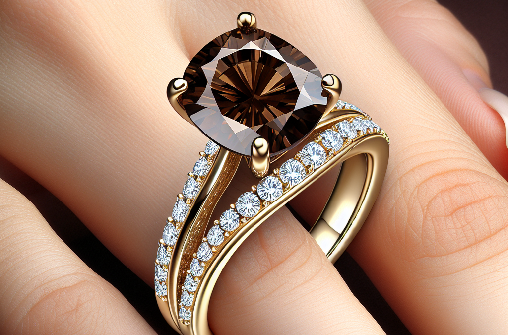 What makes chocolate diamond engagement rings unique?