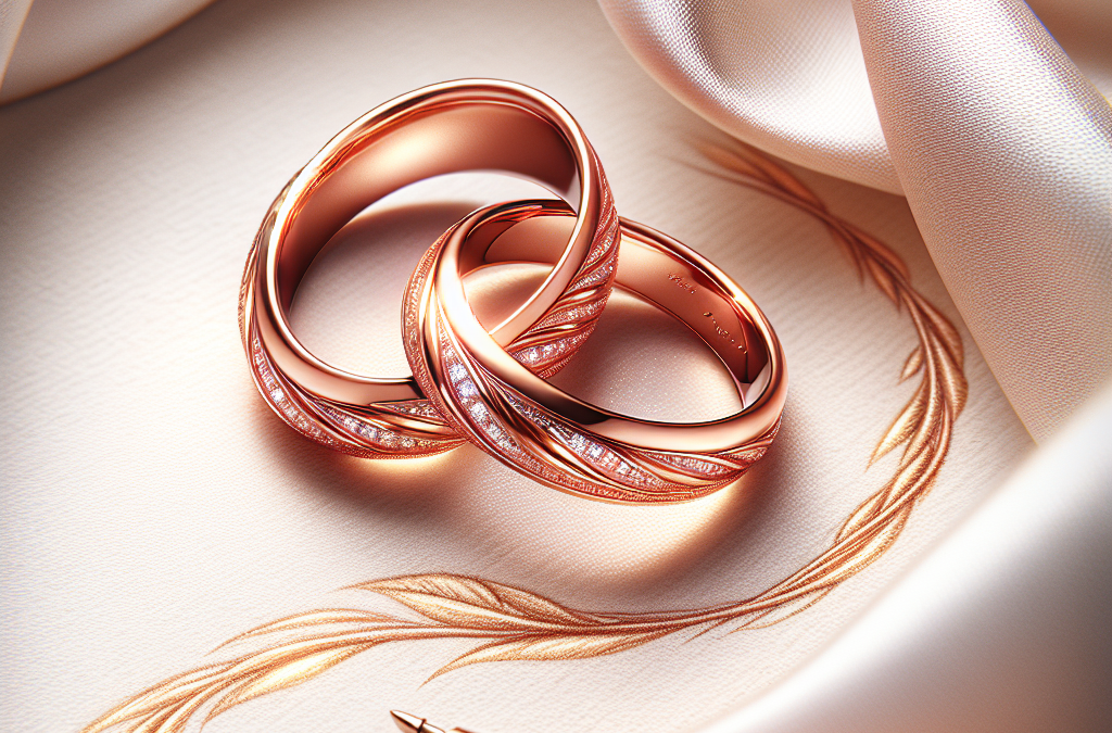 What makes rose gold wedding bands so popular today?