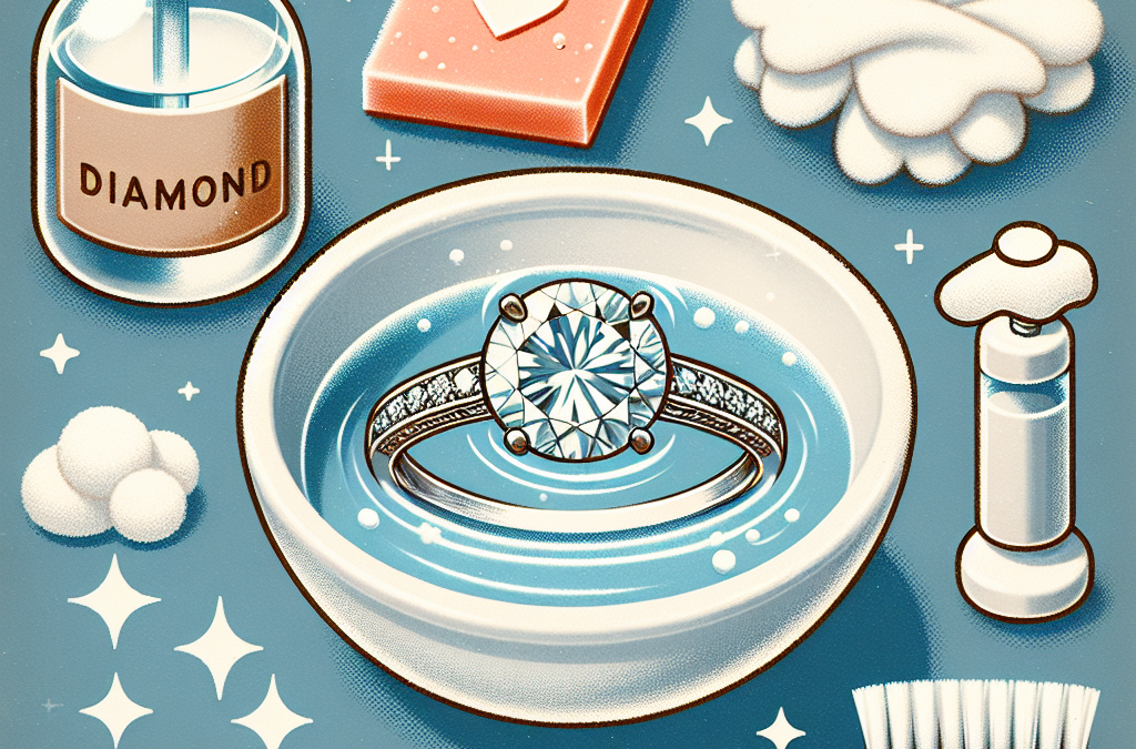 What’s the Safest Way to Clean a Diamond Engagement Ring at Home?
