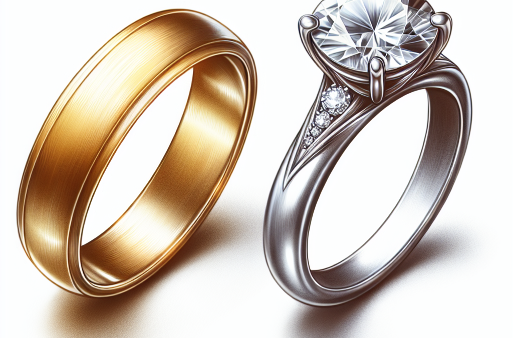 What’s the difference between a wedding band and an engagement ring?