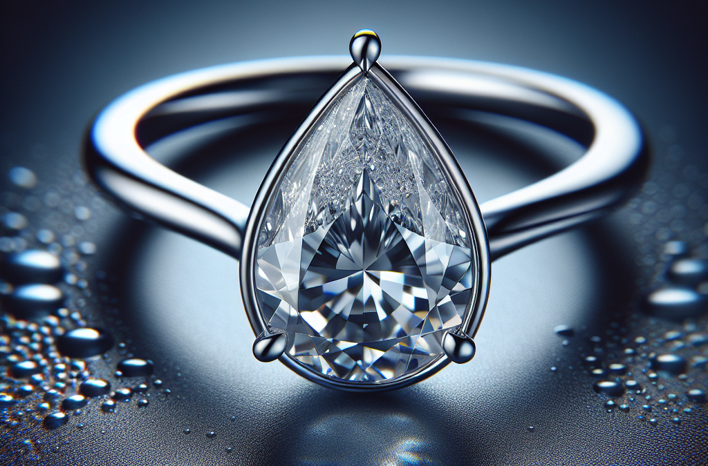 Why choose a teardrop diamond engagement ring for a unique look?