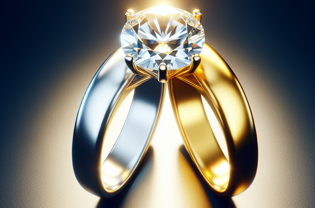 Why choose white gold diamond engagement rings over yellow gold?