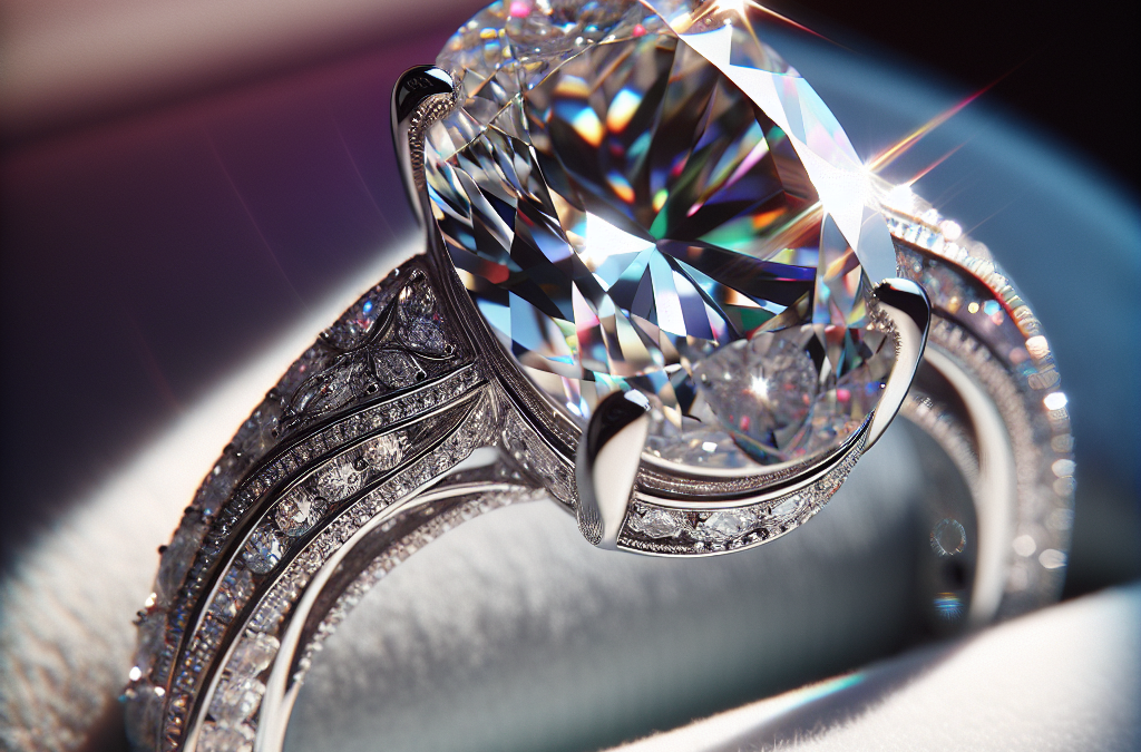Why is an oval cut diamond engagement ring a popular choice?