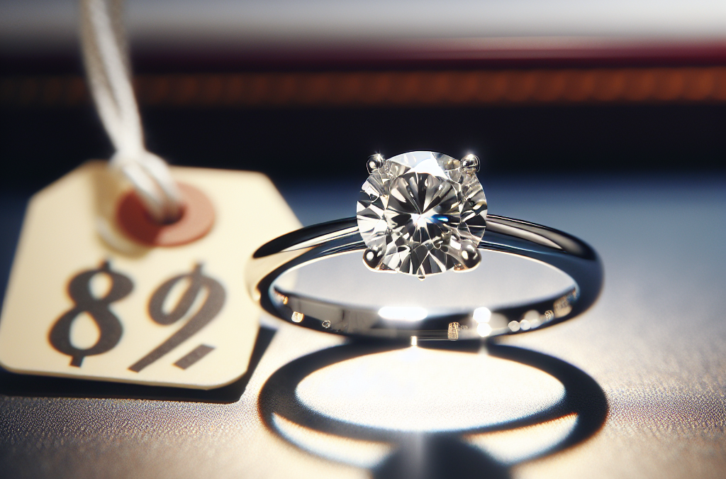 How much is a lab created diamond engagement ring?