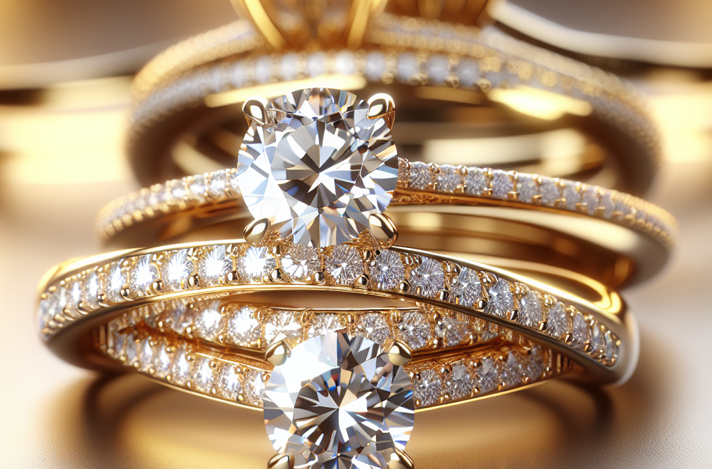 What are 14k diamond engagement rings?