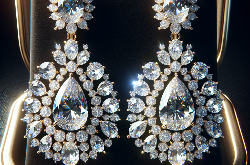 What are 1k diamond earrings?