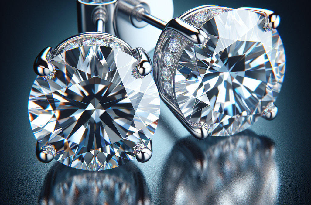 What are 2 carat diamond stud earrings?