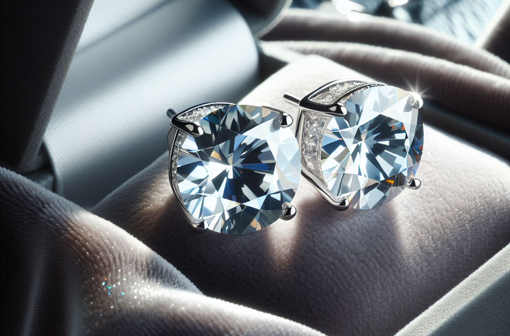 What are cubic zirconia diamond earrings?