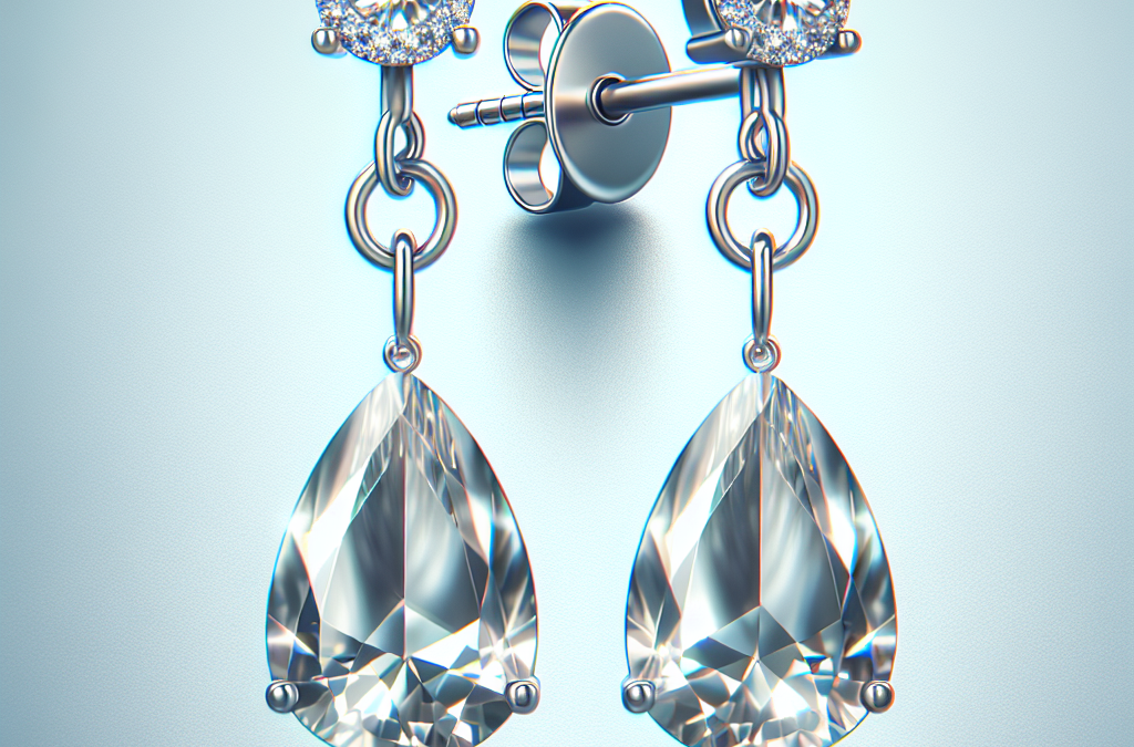 What are diamond drop earrings?