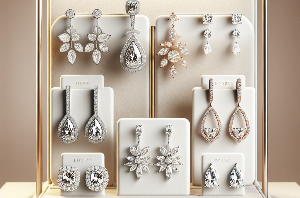 What are diamond drop earrings styles?