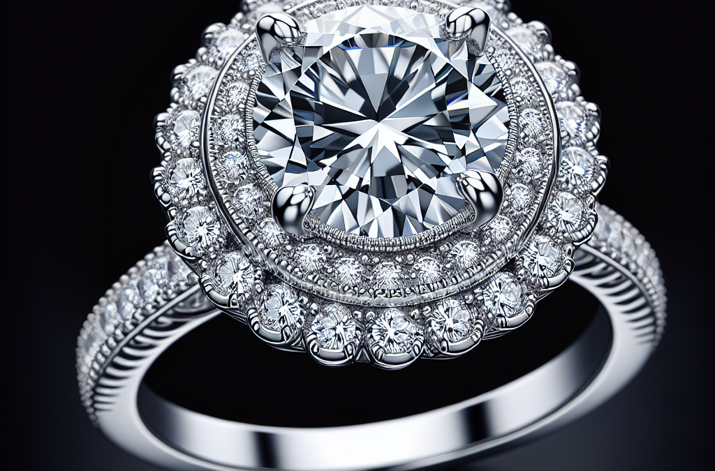 What are halo cut diamond engagement rings?
