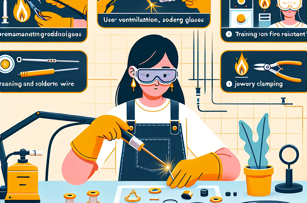 What are safety steps for permanent jewelry welding?