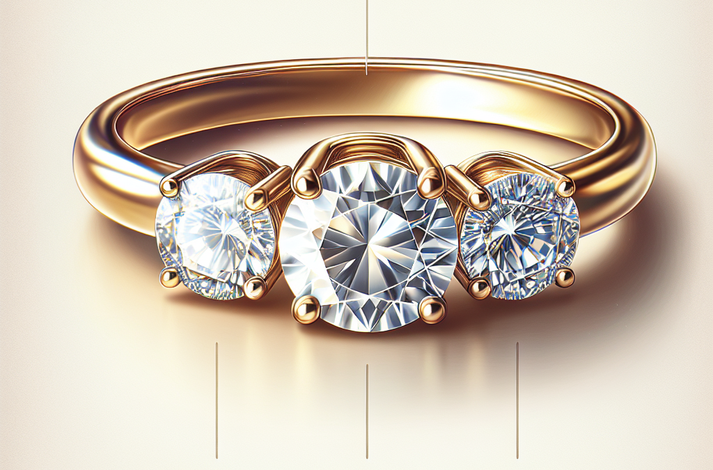What does a three diamond engagement ring mean?