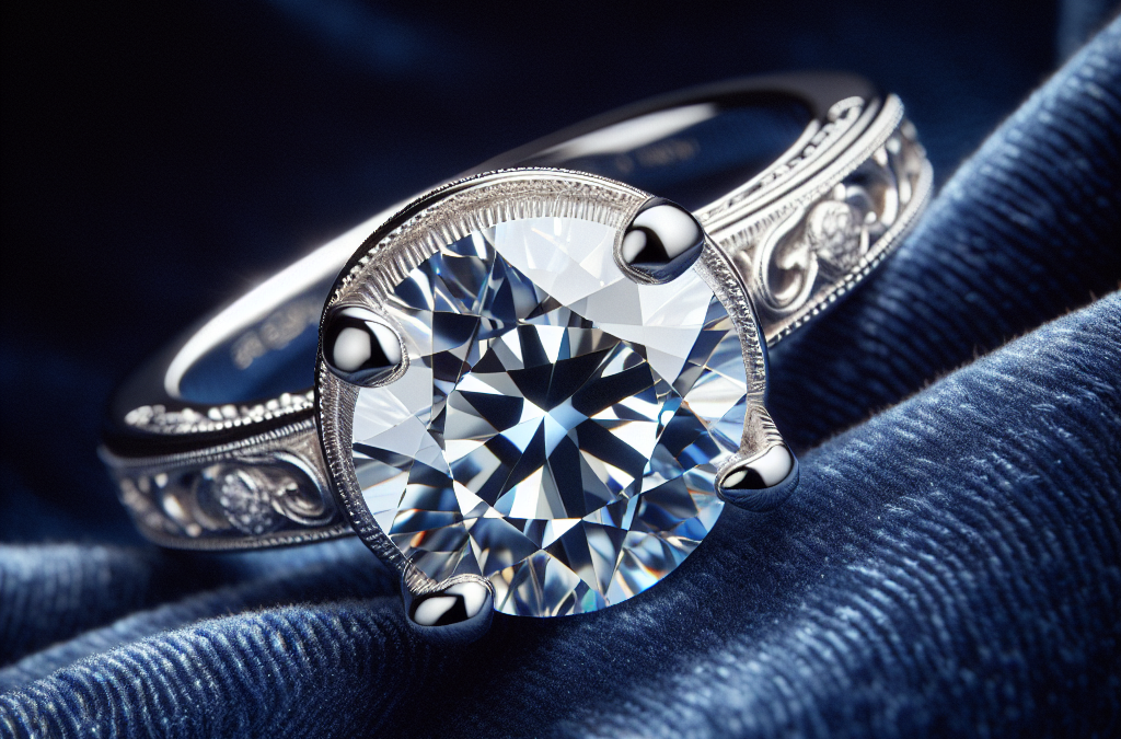What is a circle diamond engagement ring?