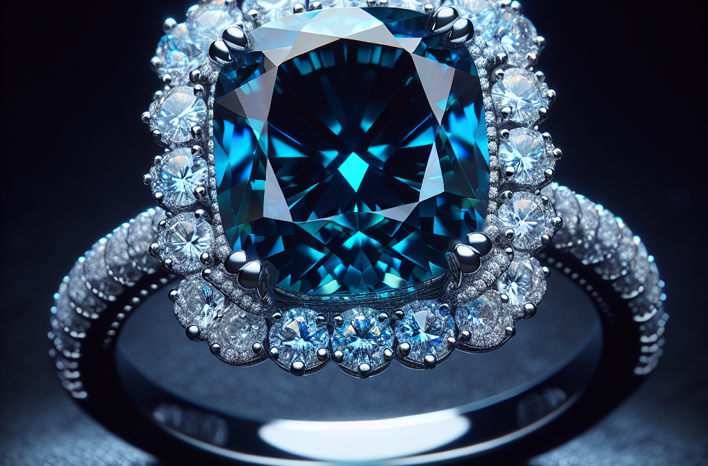 What is the Hope diamond engagement ring?