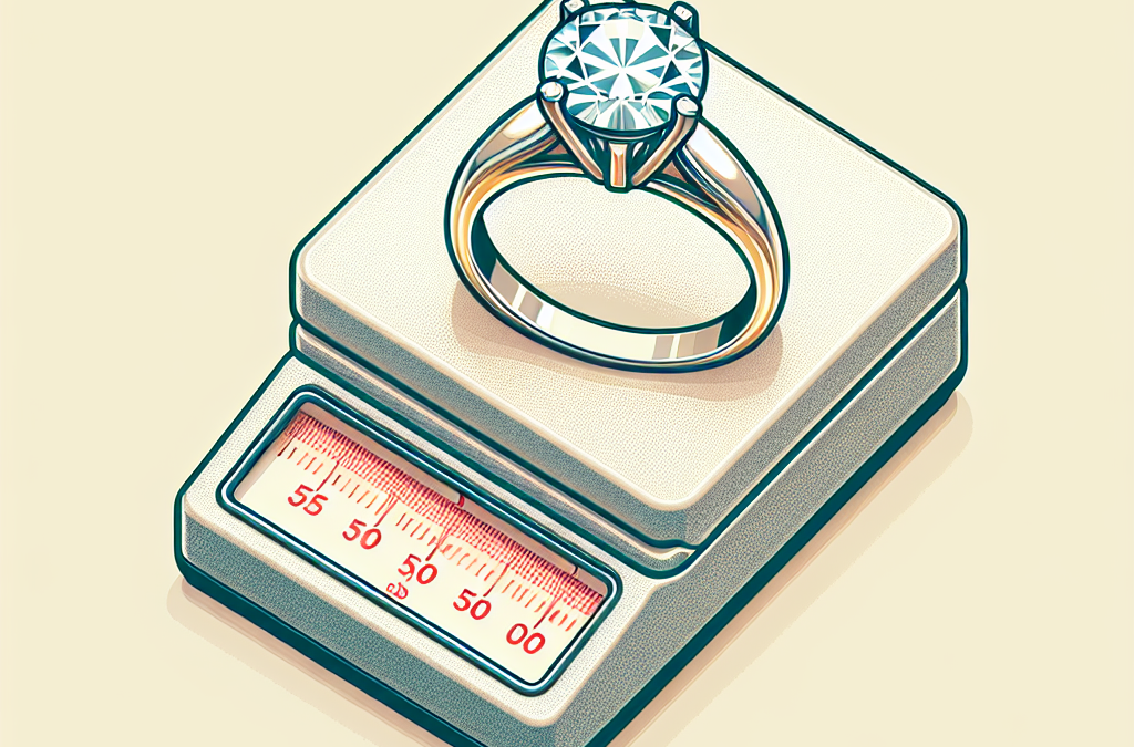 What is the average size of a diamond engagement ring?