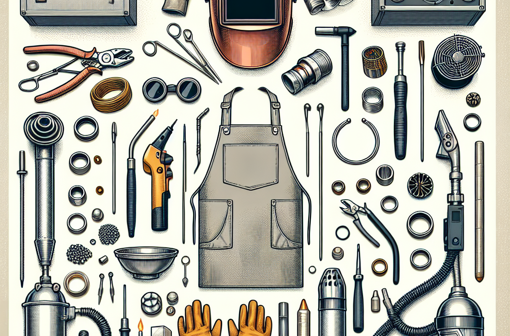 What safety tools are used in permanent jewelry welding?
