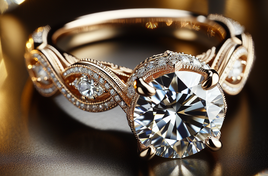 Can custom engagement rings feature unique diamond cuts?