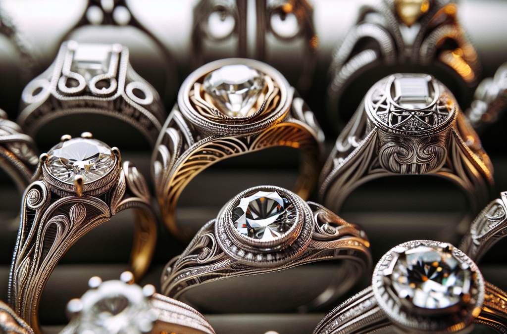 Can vintage styles inspire custom diamond engagement rings?