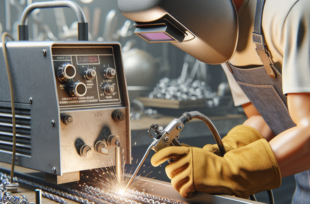 Can welding machines be used on delicate chains?