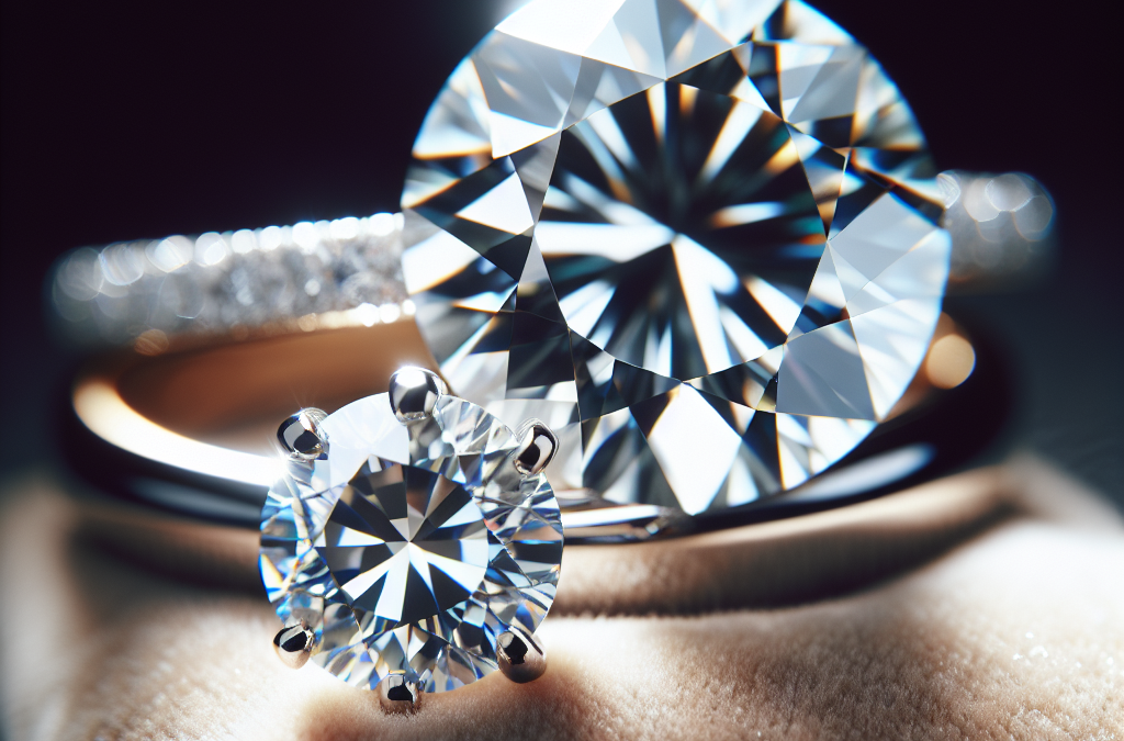 Do lab grown diamonds sparkle like natural diamonds in rings?