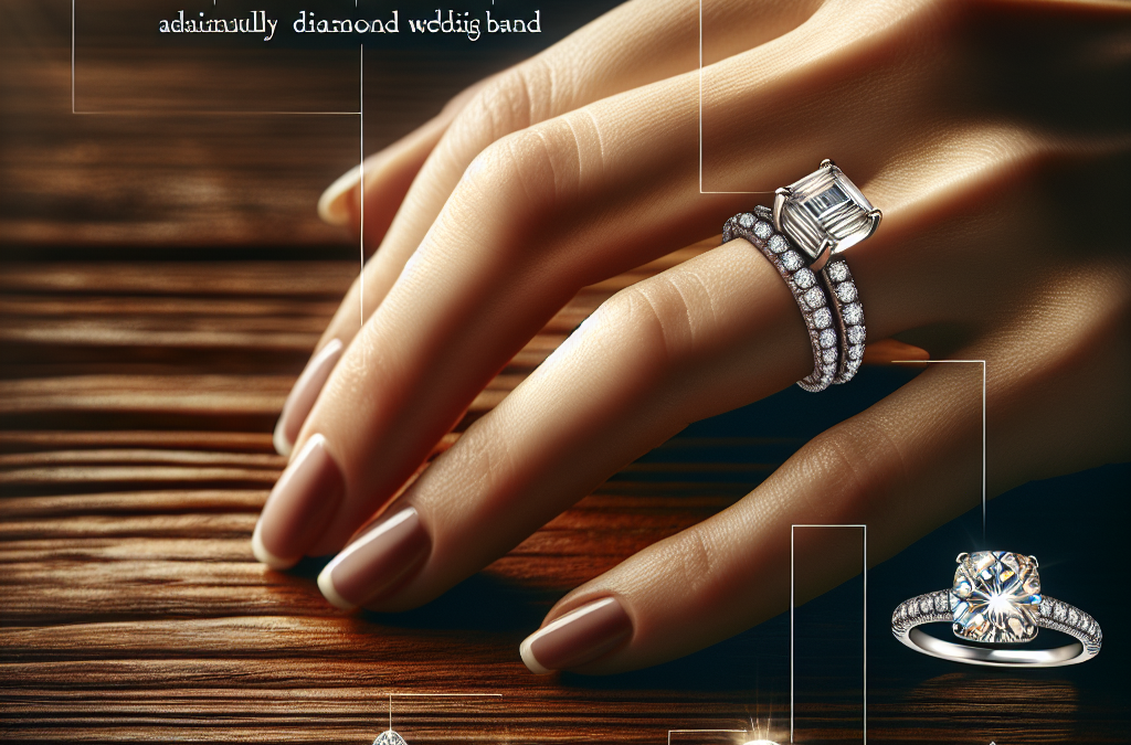 How do diamond wedding bands complement engagement rings?