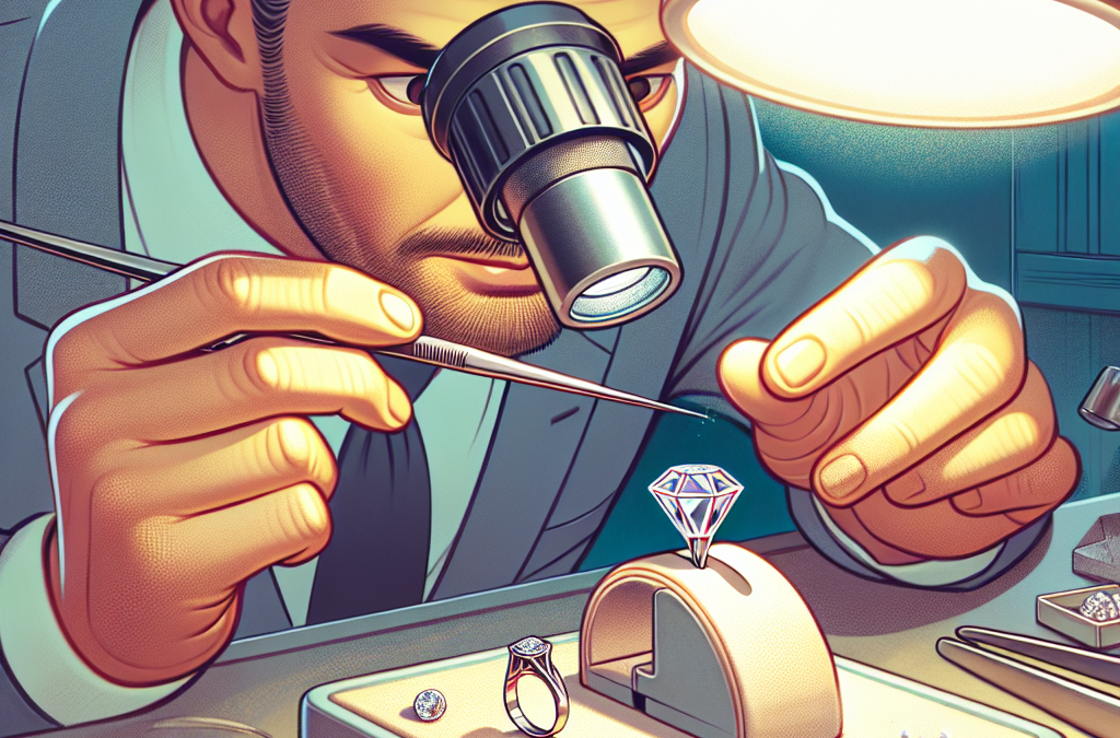 How do jewelers set lab grown diamonds in engagement rings?
