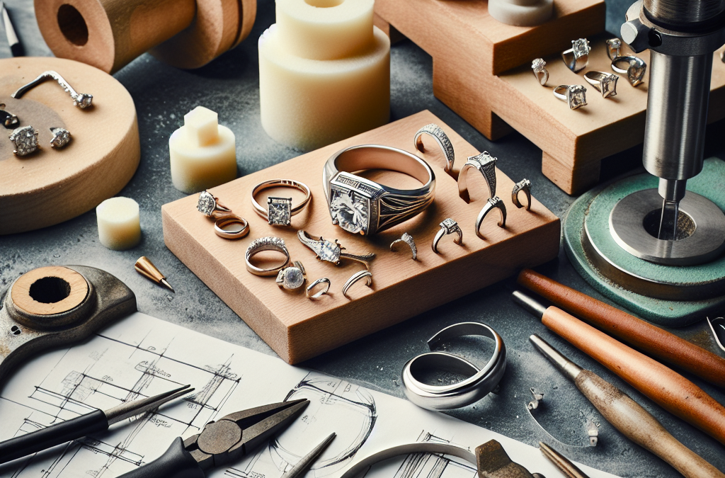 How do jewelers shape custom diamond rings to fit wedding bands?