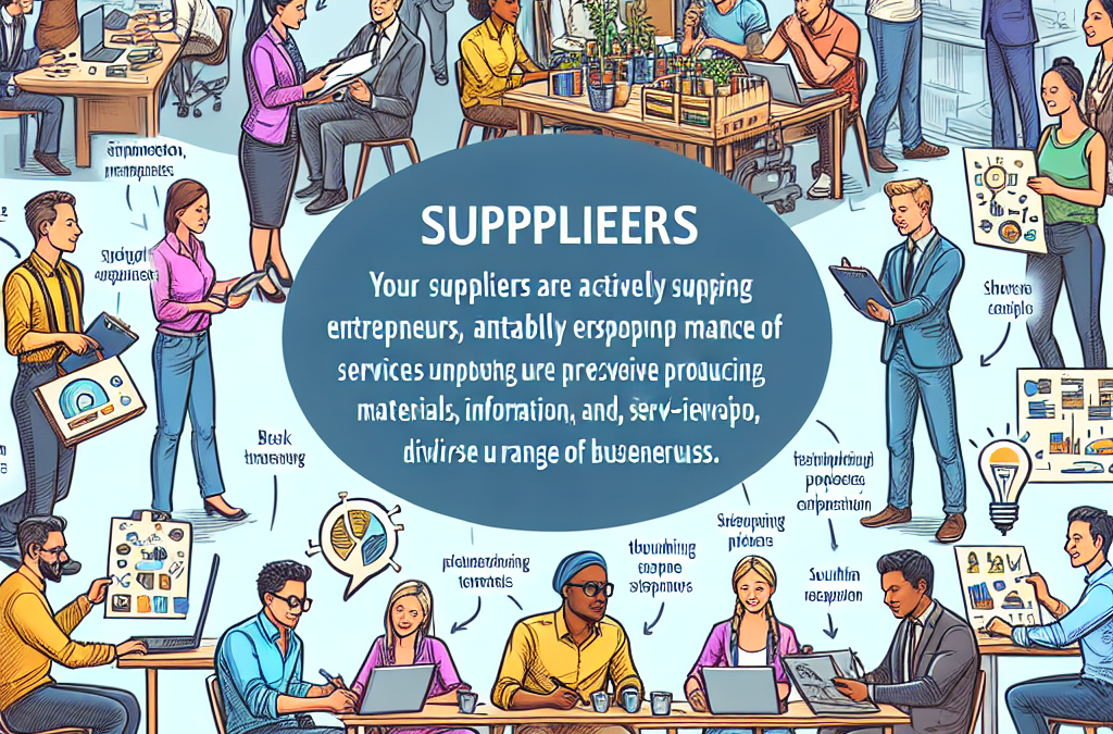 How does the supplier support entrepreneurs?