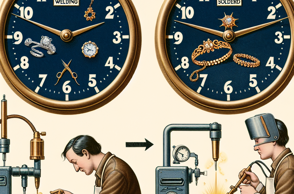 Is jewelry welding faster than soldering?