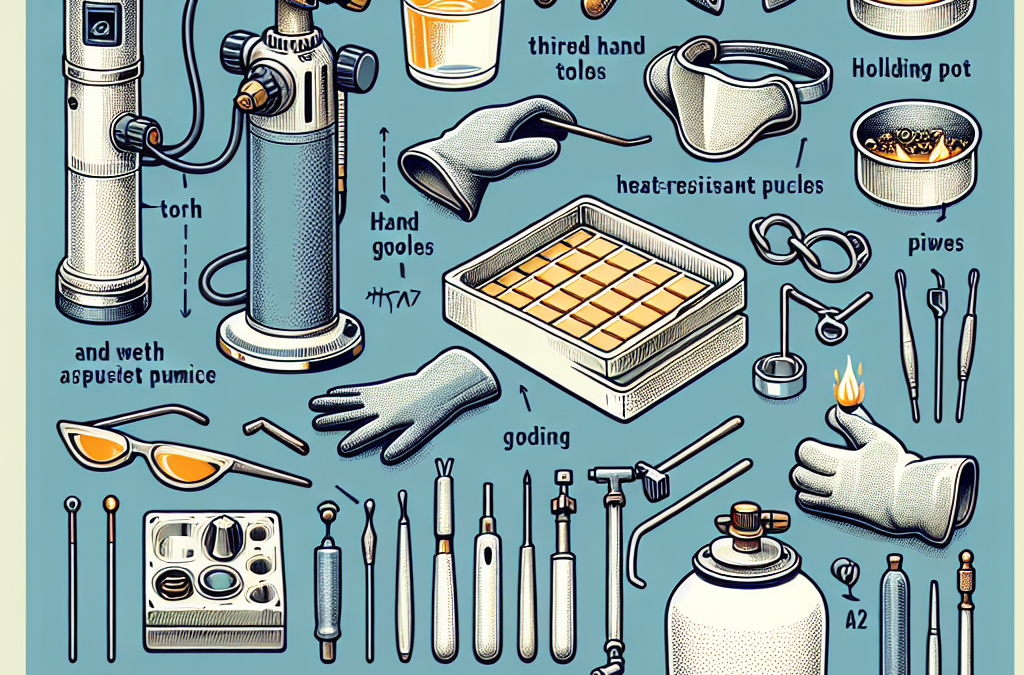 What accessories help with jewelry welding?
