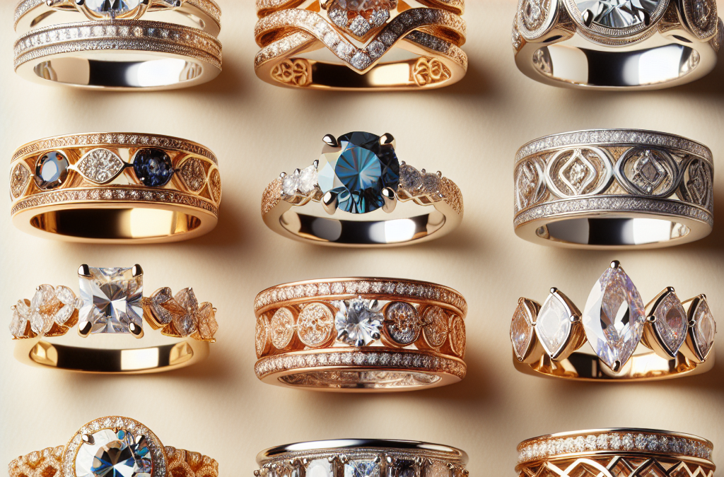 What styles are popular for women’s wedding bands?